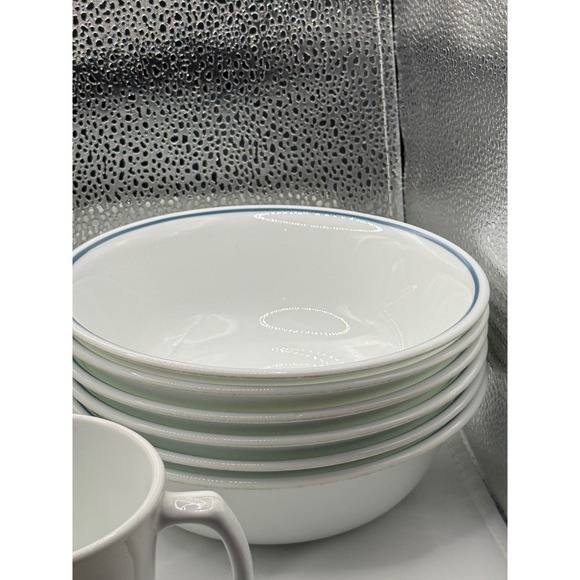 1983 Vintage‎ Corelle Colonial mist Dinnerware Set 30 Plates Bowls Mugs Dishes - Picture 2 of 7